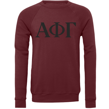 Alpha Phi Gamma Lettered Crewneck Sweatshirts