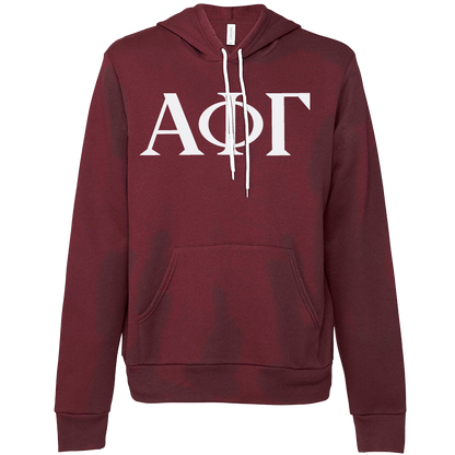 Alpha Phi Gamma Lettered Hooded Sweatshirts