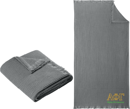 Alpha Phi Gamma Letters and Name Blankets