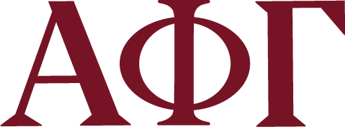 Alpha Phi Gamma Permanent Stickers