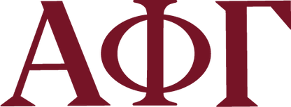 Alpha Phi Gamma Permanent Stickers