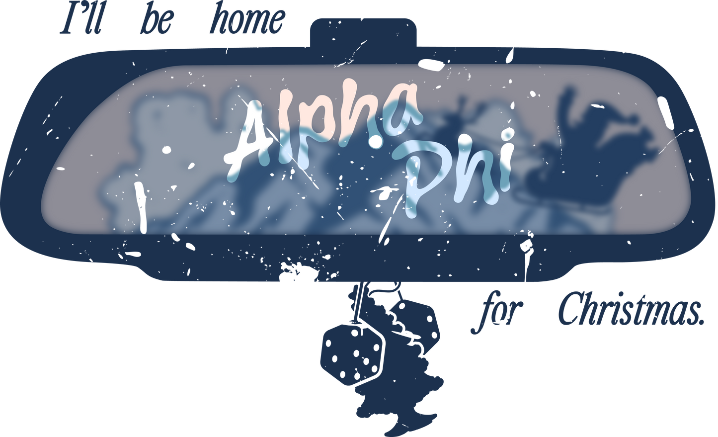 Alpha Phi Holiday Road Trip Graphic Tee