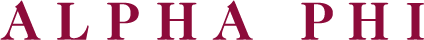 Alpha Phi International Permanent Stickers