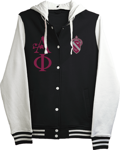 Alpha Phi International Varsity Hooded Sweatshirt