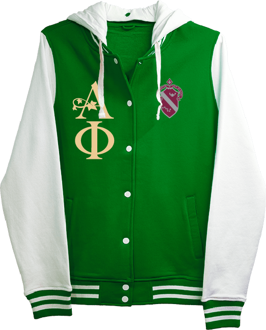 Alpha Phi International Varsity Hooded Sweatshirt