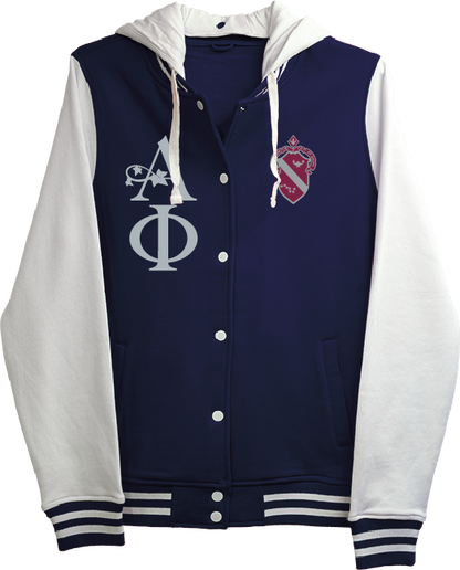 Alpha Phi International Varsity Hooded Sweatshirt
