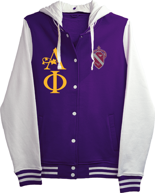 Alpha Phi International Varsity Hooded Sweatshirt