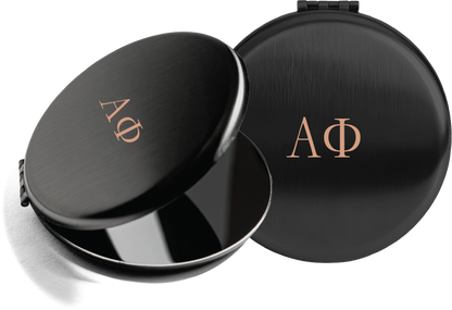 Alpha Phi Lettered Pocket Mirrors