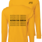 Alpha Phi Omega Repeating Name Long Sleeve T-Shirts