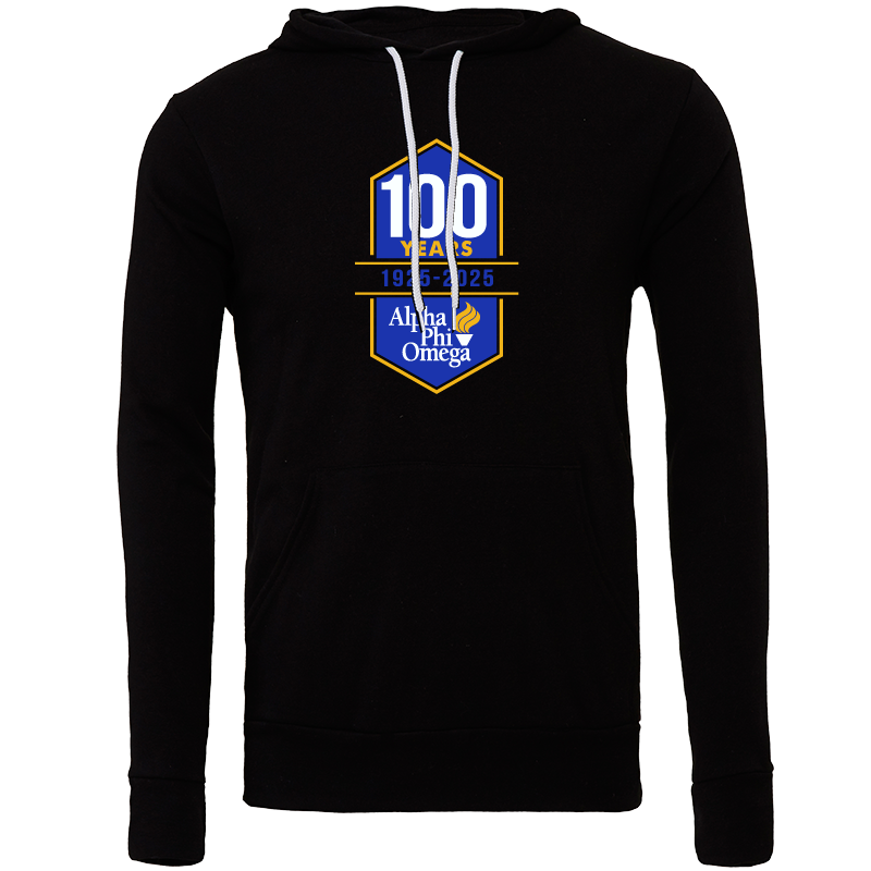 Alpha Phi Omega Centennial 100 Years Hooded Sweatshirts