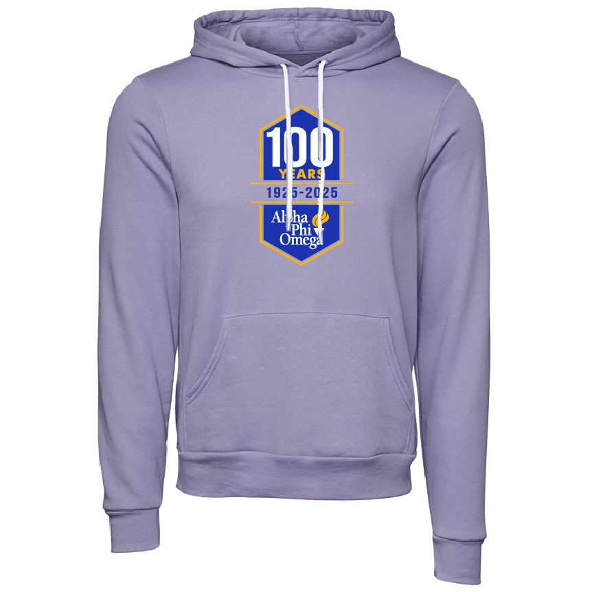 Alpha Phi Omega Centennial 100 Years Hooded Sweatshirts