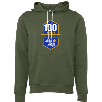 Alpha Phi Omega Centennial 100 Years Hooded Sweatshirts