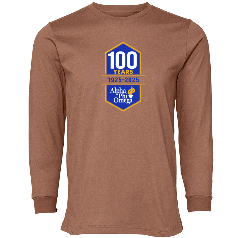 Alpha Phi Omega Centennial 100 Years Long Sleeve T-Shirts