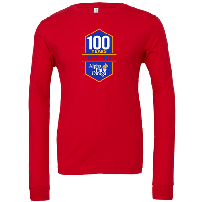 Alpha Phi Omega Centennial 100 Years Long Sleeve T-Shirts