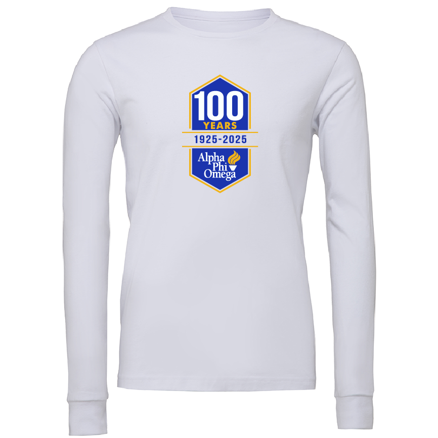 Alpha Phi Omega Centennial 100 Years Long Sleeve T-Shirts