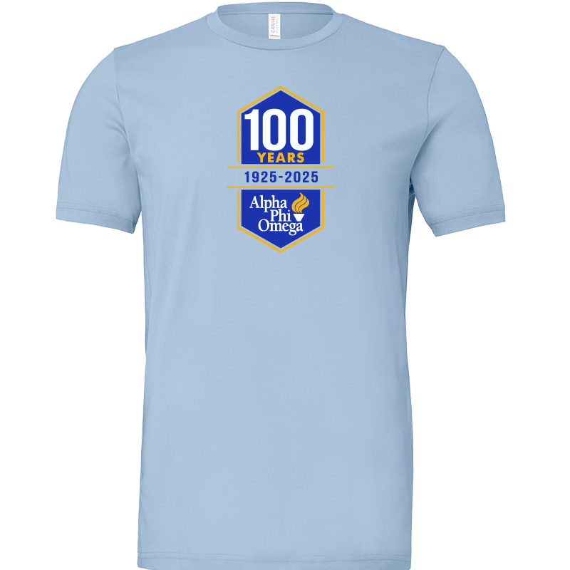 Alpha Phi Omega Centennial 100 Years Short Sleeve T-Shirts