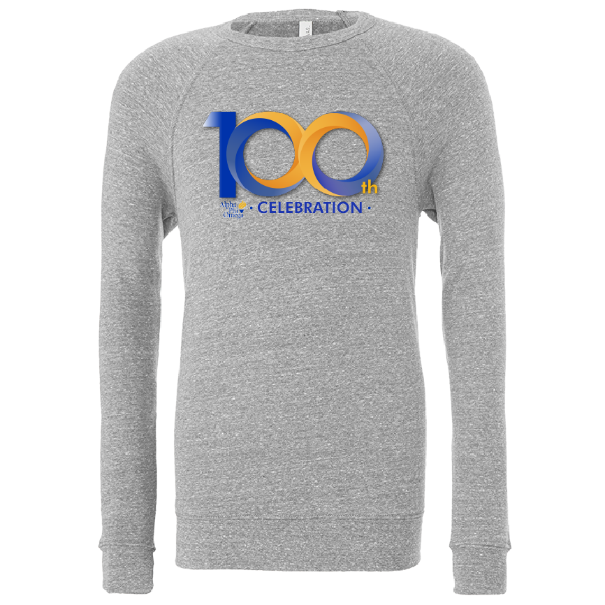 Alpha Phi Omega Centennial 100th Celebration Crewneck Sweatshirts