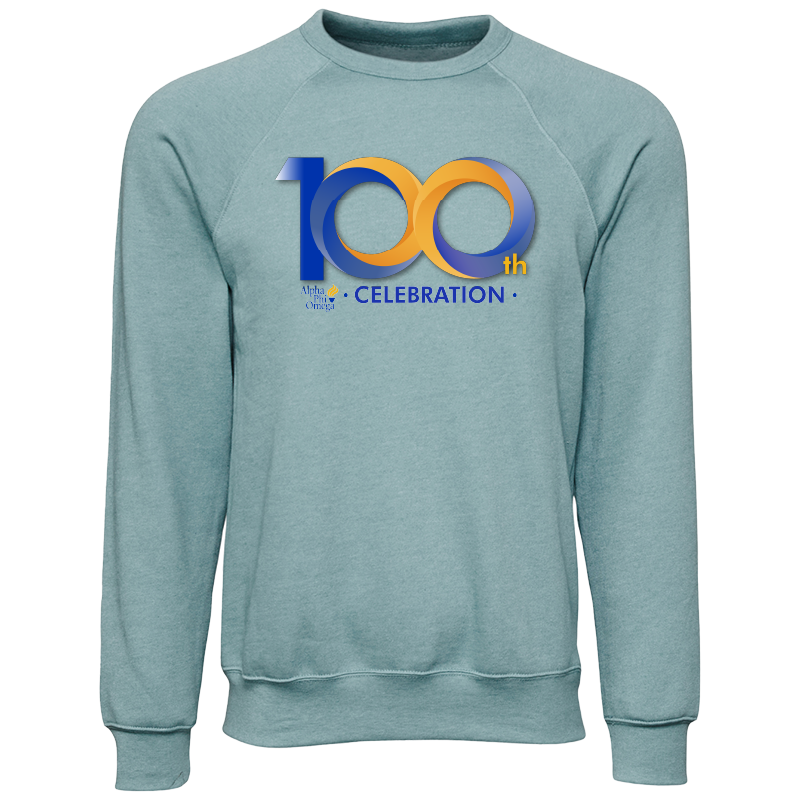 Alpha Phi Omega Centennial 100th Celebration Crewneck Sweatshirts