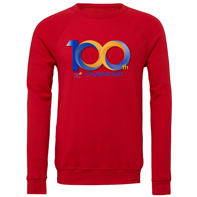 Alpha Phi Omega Centennial 100th Celebration Crewneck Sweatshirts