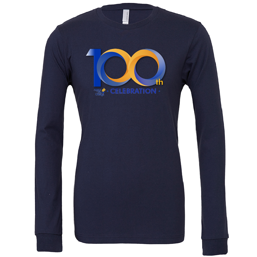 Alpha Phi Omega Centennial 100th Celebration Long Sleeve T-Shirts