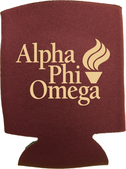 Alpha Phi Omega Can Coozies