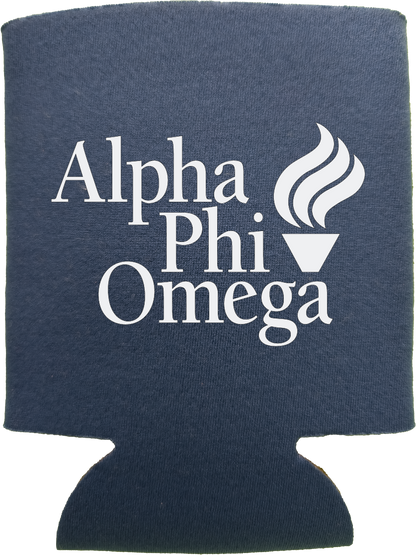 Alpha Phi Omega Can Coozies