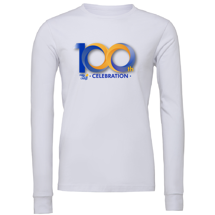 Alpha Phi Omega Centennial 100th Celebration Long Sleeve T-Shirts