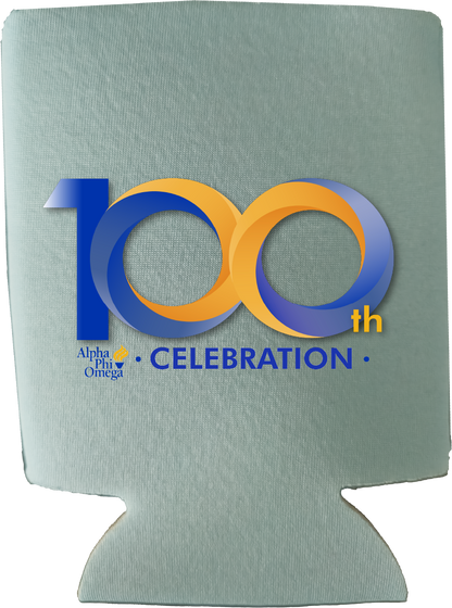 Alpha Phi Omega Centennial Can Coozies