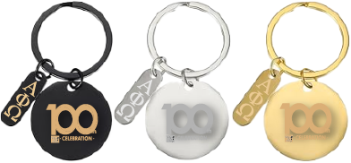Alpha Phi Omega Centennial Name and Letters Keychains