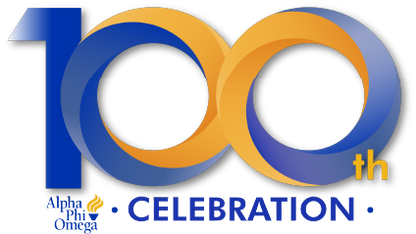 Alpha Phi Omega Centennial Permanent Stickers
