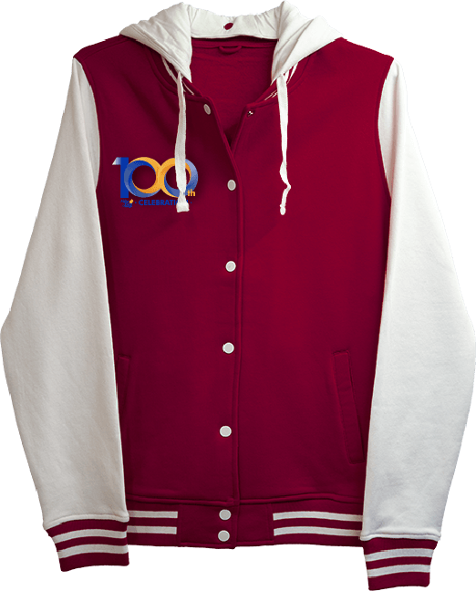 Alpha Phi Omega Centennial Varsity Hooded Sweatshirt