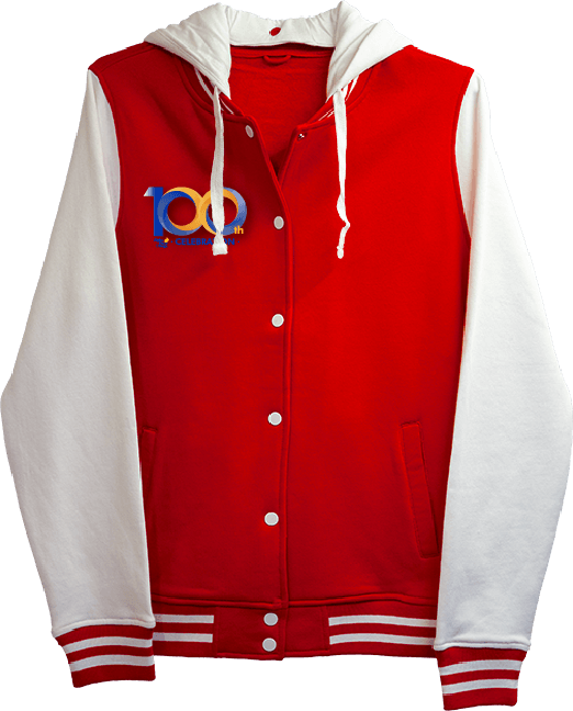 Alpha Phi Omega Centennial Varsity Hooded Sweatshirt