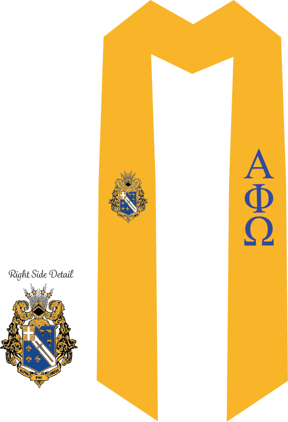 Alpha Phi Omega Graduation Stoles