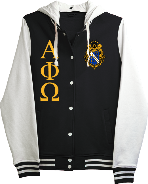 Alpha Phi Omega Varsity Hooded Sweatshirt