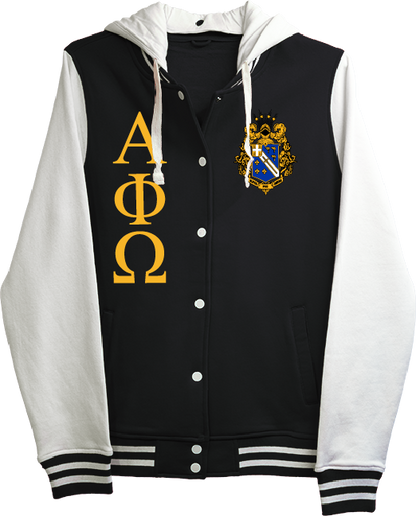 Alpha Phi Omega Varsity Hooded Sweatshirt