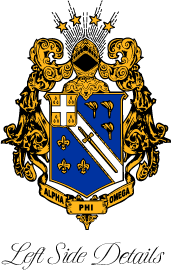 Alpha Phi Omega Varsity Hooded Sweatshirt