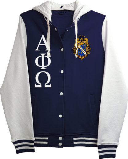 Alpha Phi Omega Varsity Hooded Sweatshirt