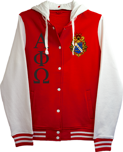 Alpha Phi Omega Varsity Hooded Sweatshirt