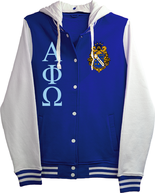 Alpha Phi Omega Varsity Hooded Sweatshirt
