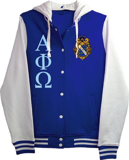 Alpha Phi Omega Varsity Hooded Sweatshirt