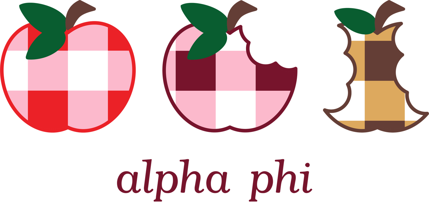 Alpha Phi Apple Evolution Hoodie