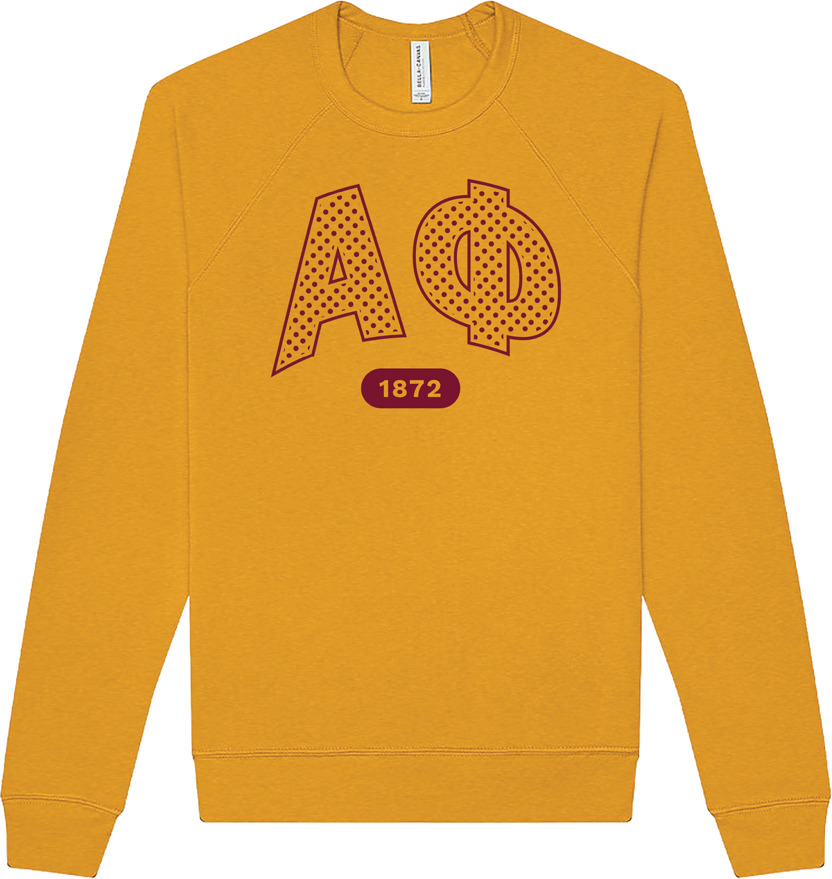 Alpha Phi Varsity Polka Dot Crewneck
