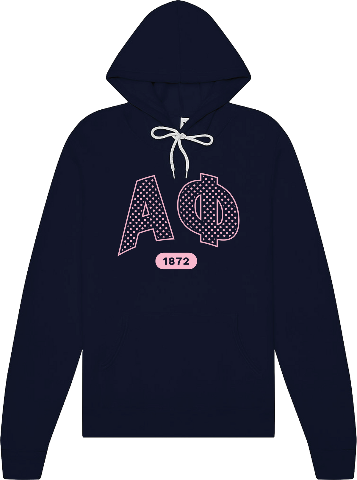 Alpha Phi Varsity Polka Dot Hoodie