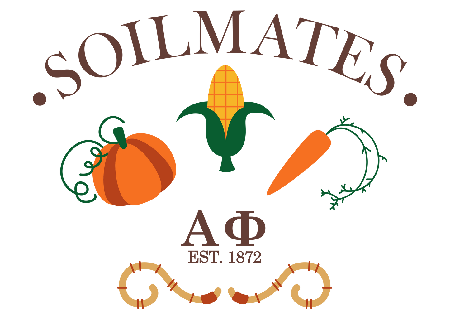 Alpha Phi Soilmates Cropped Hoodie