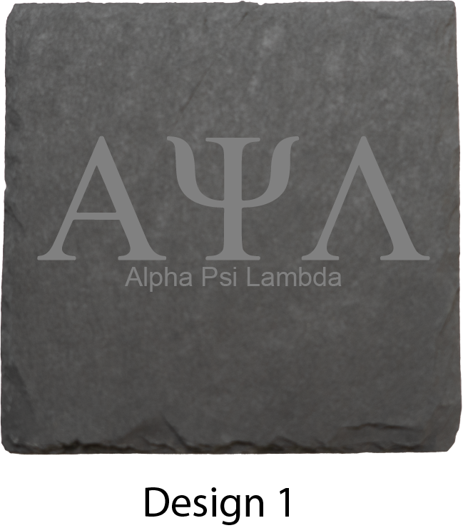 Alpha Psi Lambda Stone Coasters - 4-Pack