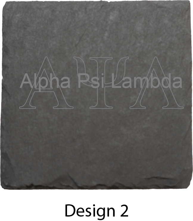 Alpha Psi Lambda Stone Coasters - 4-Pack