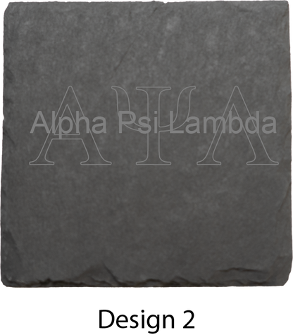 Alpha Psi Lambda Stone Coasters - 4-Pack