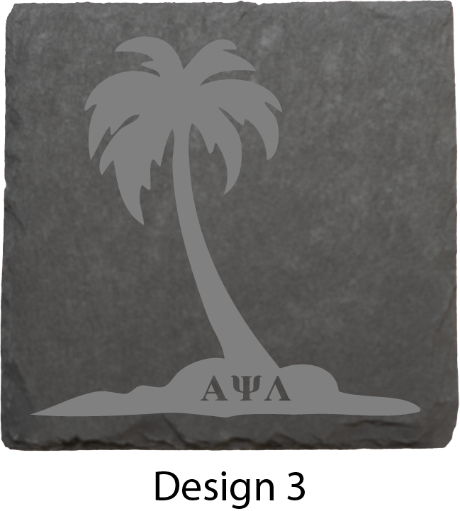 Alpha Psi Lambda Stone Coasters - 4-Pack