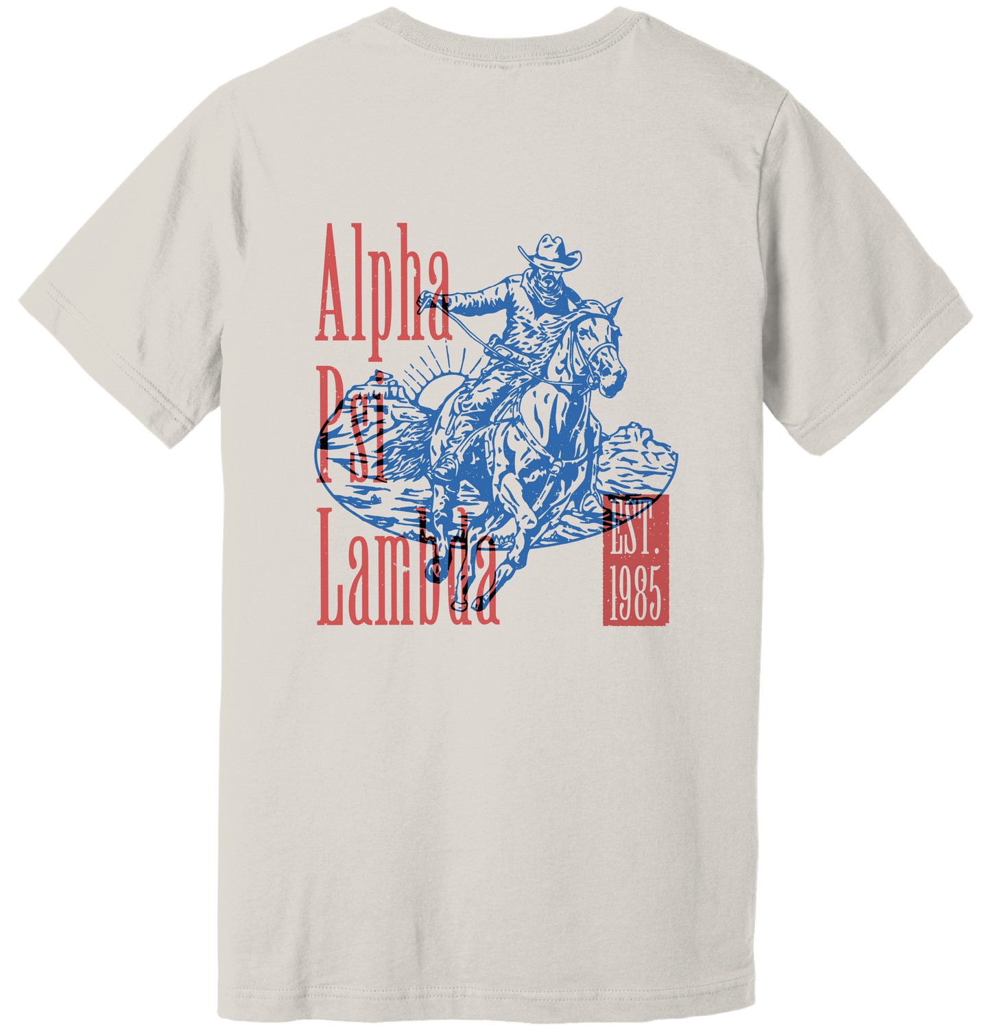 Alpha Psi Lambda Cowboy Graphic T-Shirt