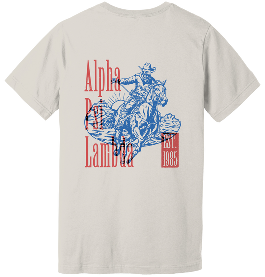 Alpha Psi Lambda Cowboy Graphic T-Shirt